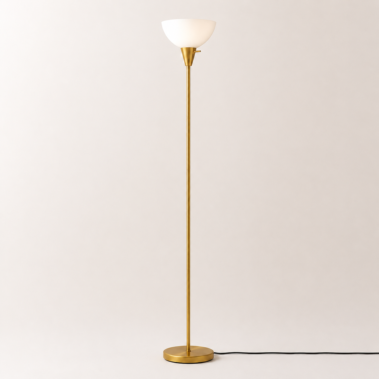 Torchiere Floor Lamp Gold - Image 6